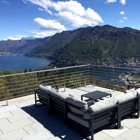 Penthouse - Villa Cardano Como Luaran gambar