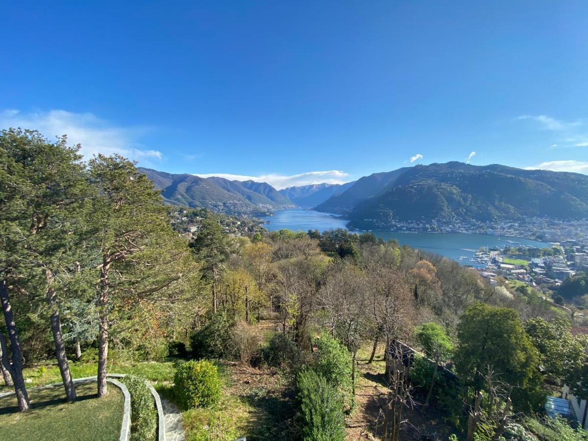 Penthouse - Villa Cardano Como Luaran gambar