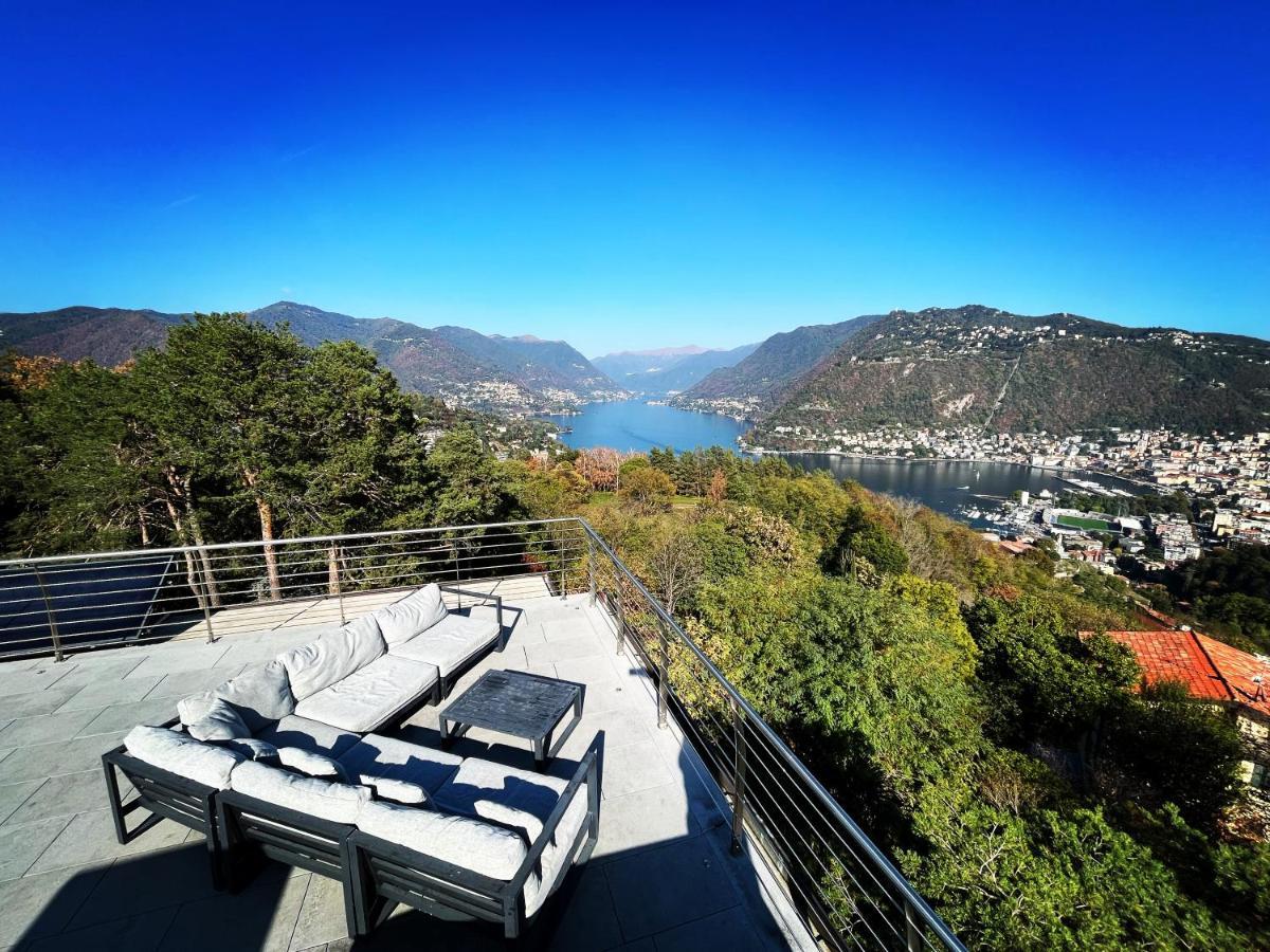 Penthouse - Villa Cardano Como Luaran gambar