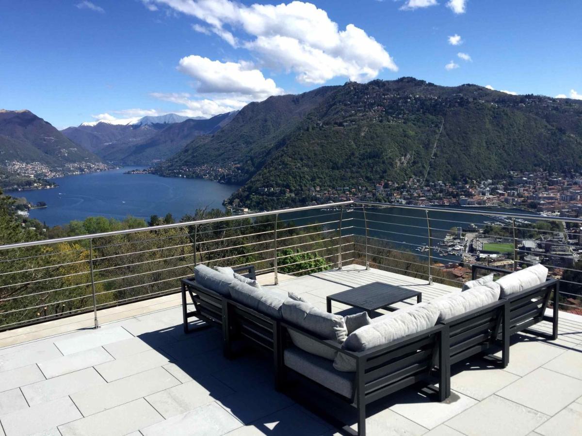 Penthouse - Villa Cardano Como Luaran gambar