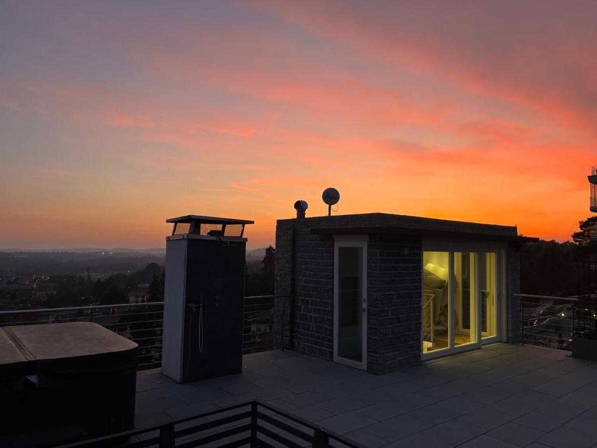 Penthouse - Villa Cardano Como Luaran gambar