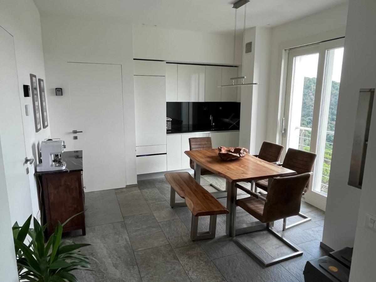 Penthouse - Villa Cardano Como Luaran gambar