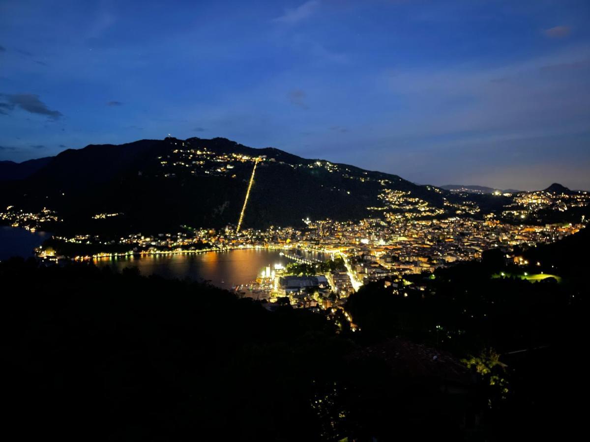 Penthouse - Villa Cardano Como Luaran gambar